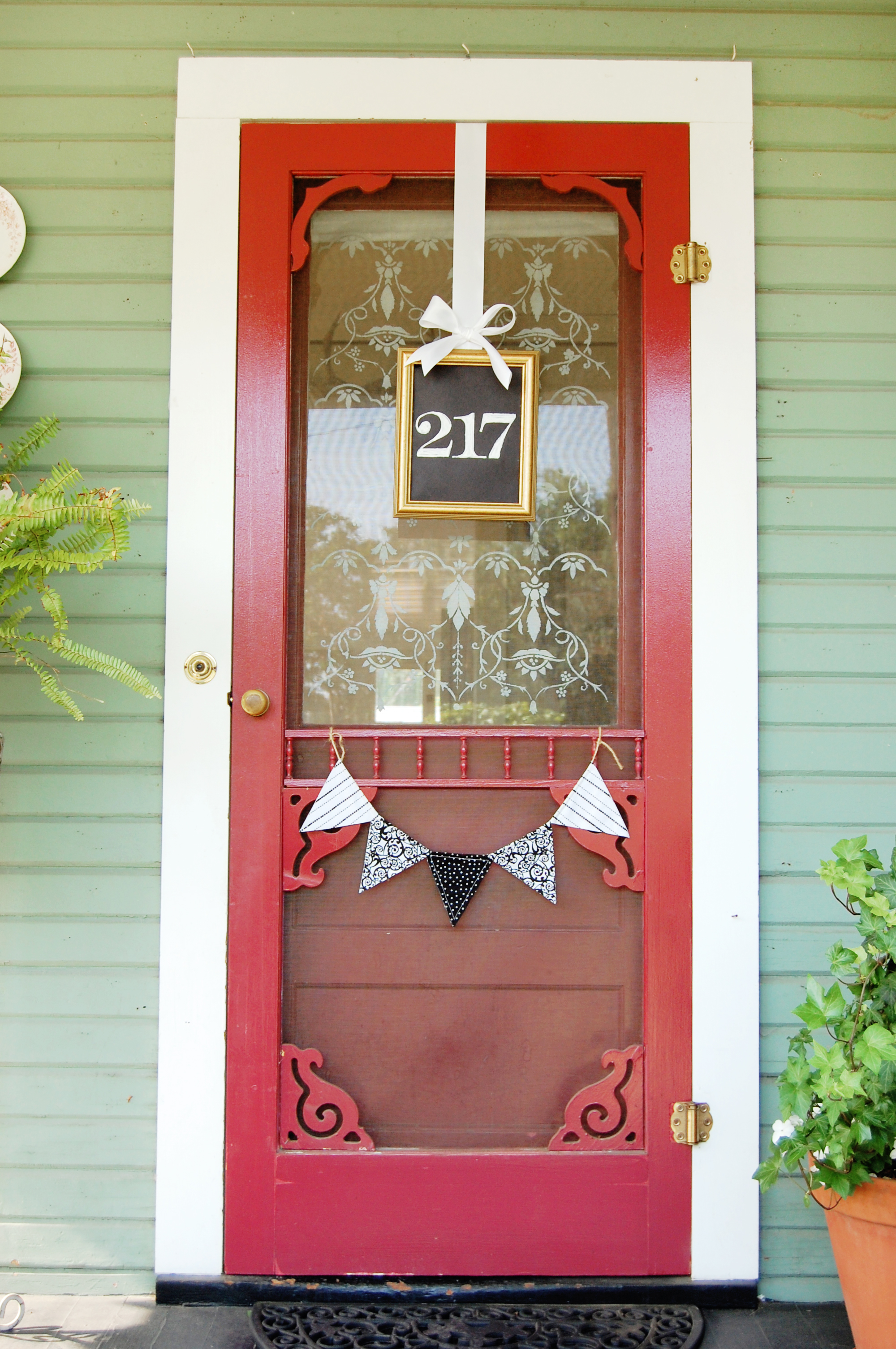 front door house numbers